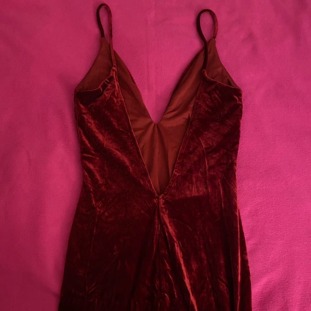 Elegant long side split dress